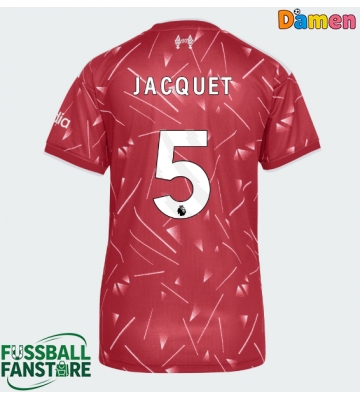 Liverpool Jeremy Jacquet #5 Replik Heimtrikot Damen 2026-27 Kurzarm